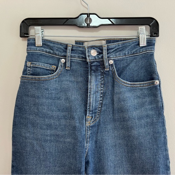Everlane NWT The Curvy Cropped Way-High Skinny Jean, Authentic Blue, 26 - Picture 5 of 11